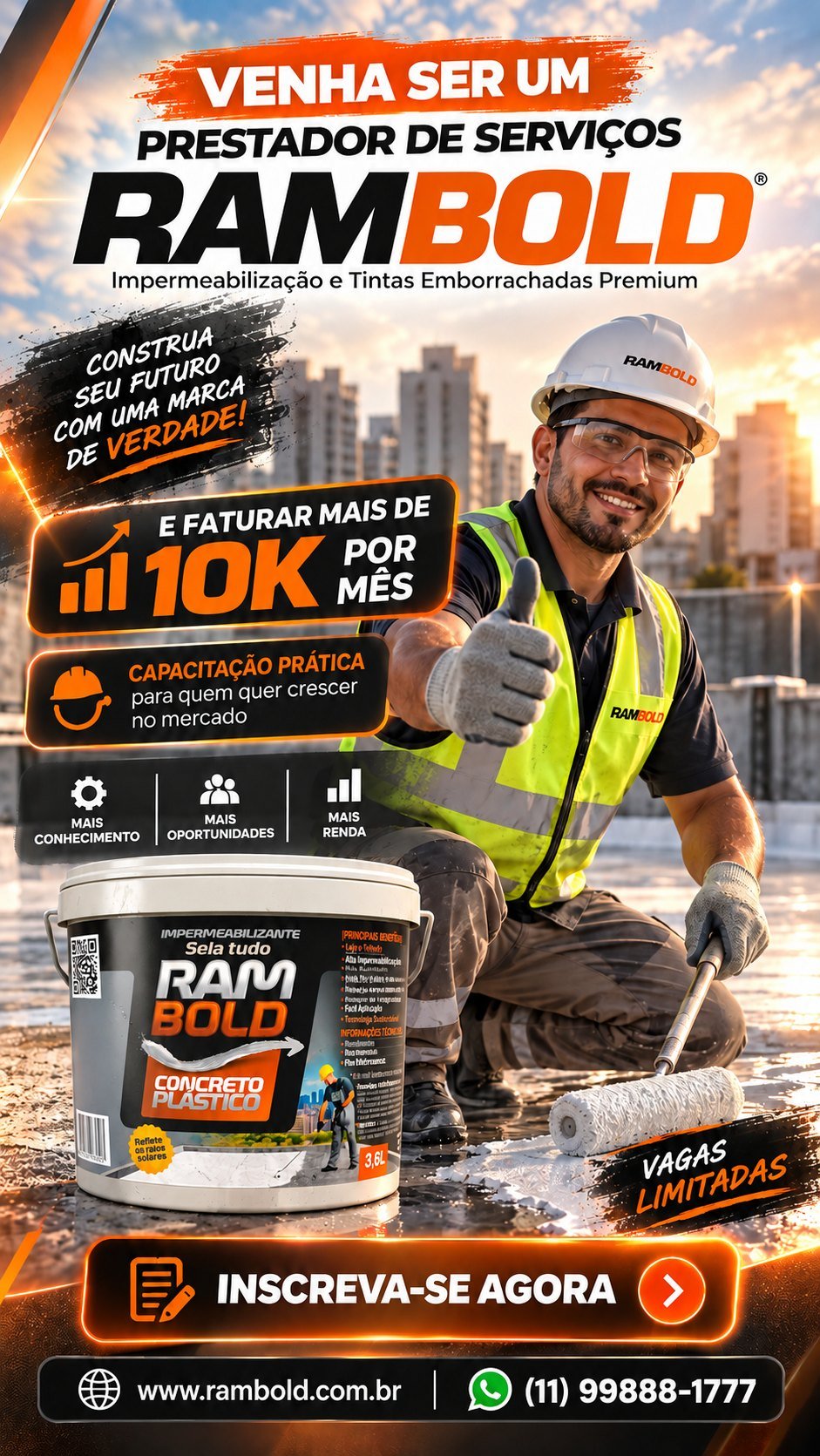 Venha ser um prestador de serviços Rambold